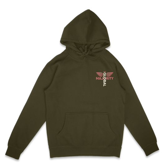 TGM x Marcus Garvey Army Green Hoodie