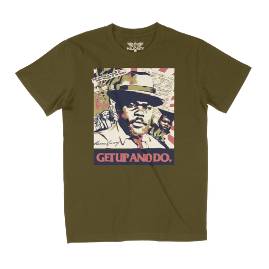 TGM x Marcus Garvey Army Green Tee