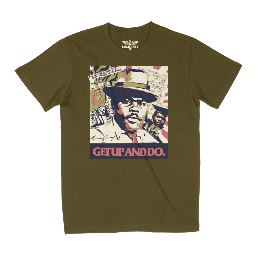 TGM x Marcus Garvey Army Green Tee