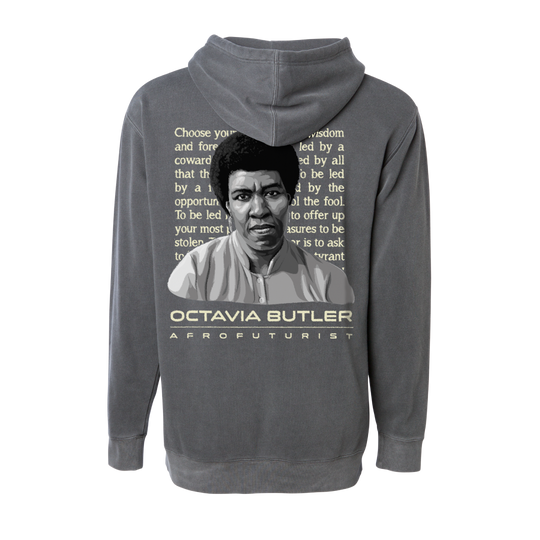 Octavia Butler Pigment Wash Black Hoodie