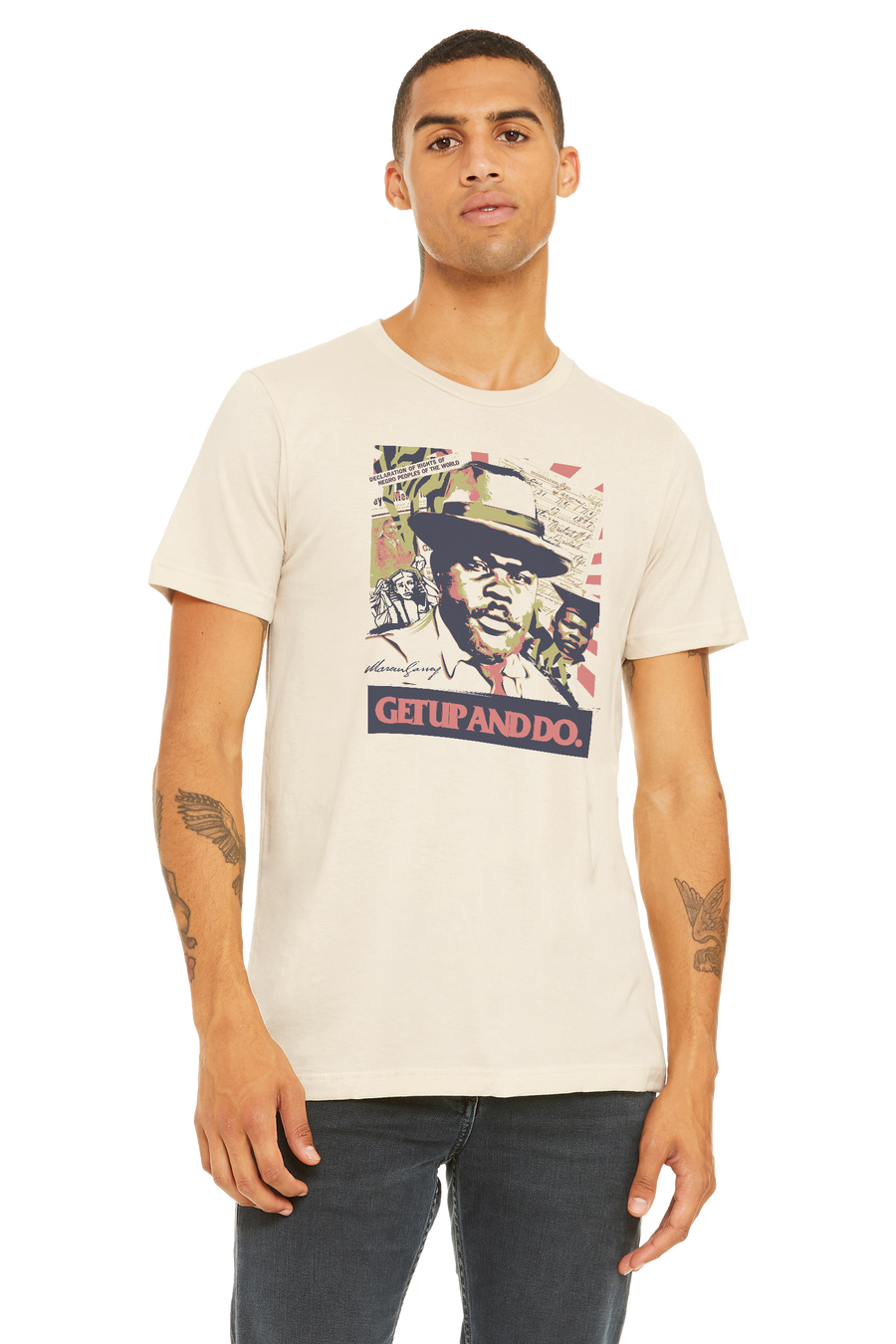 TGM x Marcus Garvey Cream Tee