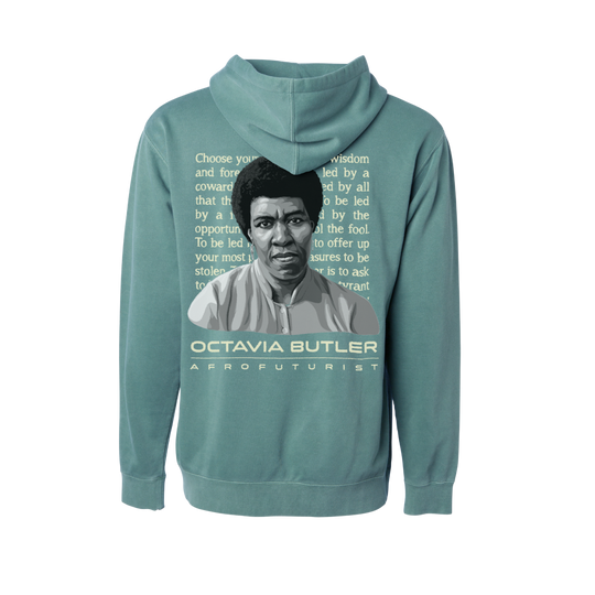 Octavia Butler Pigment Wash Green Hoodie