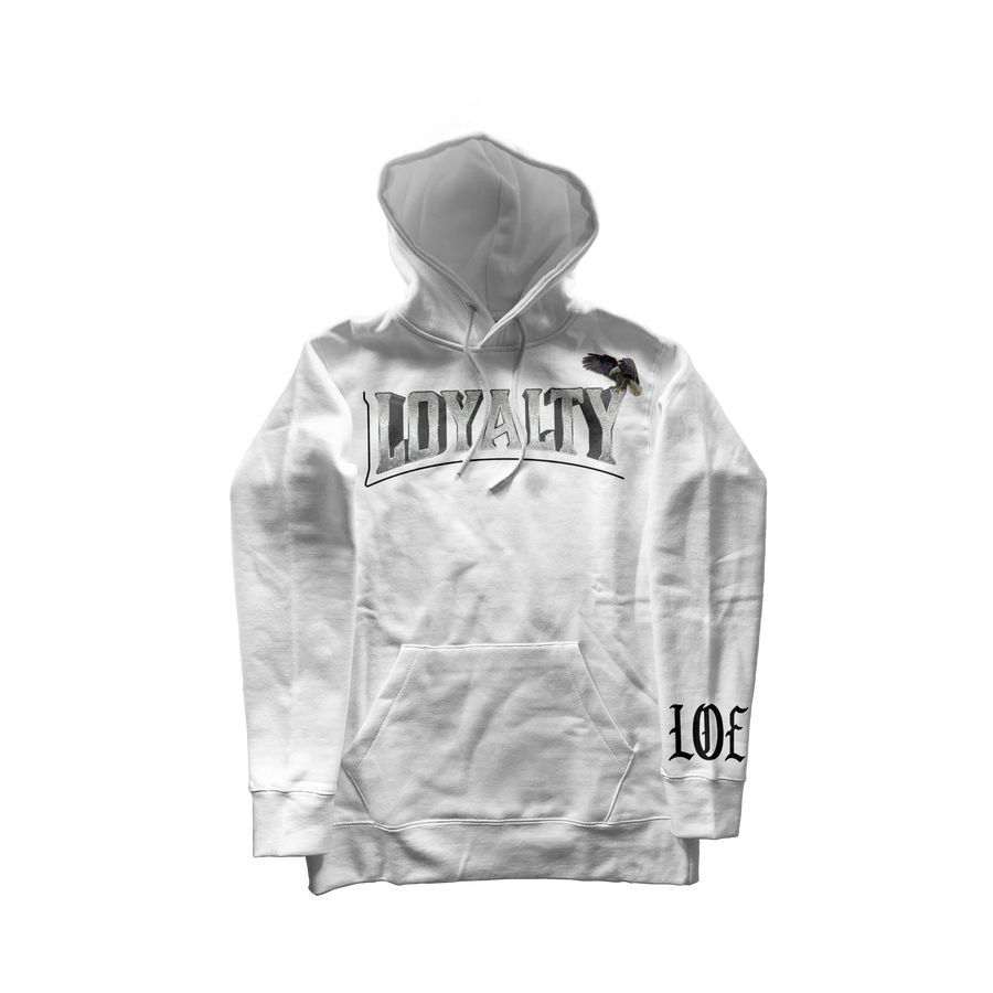 Loyalty White Premium Hoodie