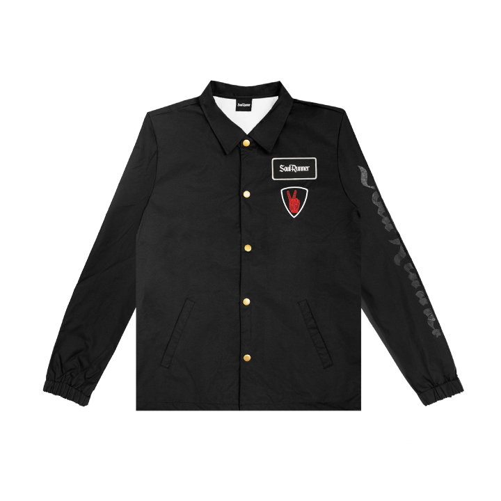 Soul Runner Black Coach Jacket