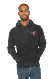 TGM x Marcus Garvey Mineral Wash Black Hoodie