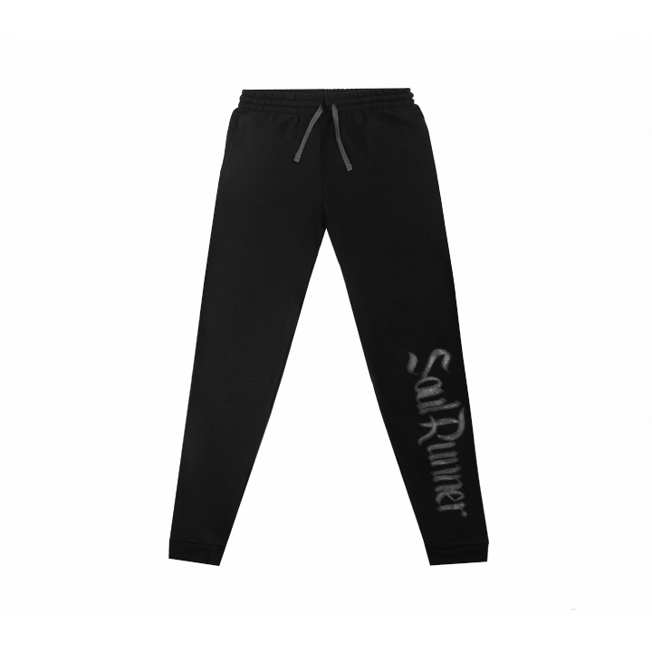 Soul Runner Black On Black Joggers