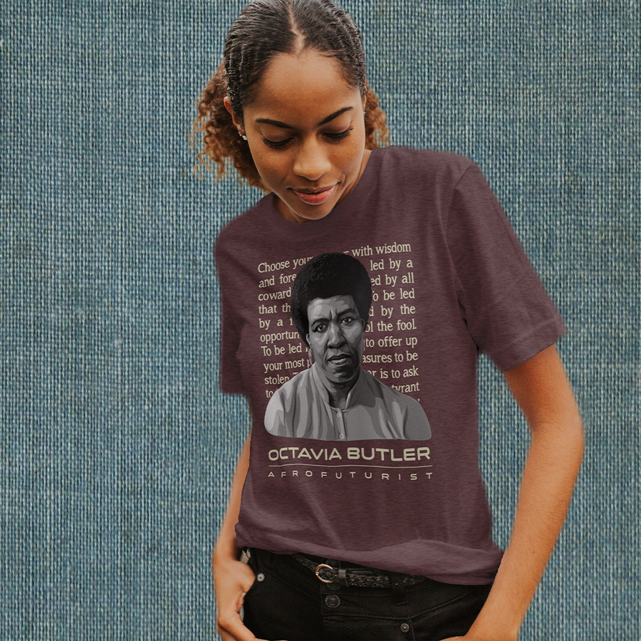 Octavia Butler Brown Tri-Blend Short Sleeve Tee