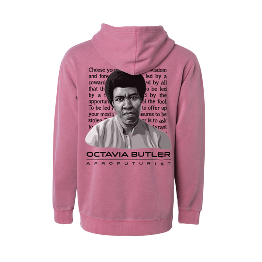 Octavia Butler Pigment Wash Red Hoodie