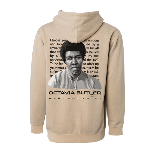 Octavia Butler Pigment Wash Brown Hoodie
