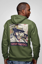 TGM x Marcus Garvey Army Green Hoodie